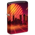 Zippo Cyber City Design 540 Color Matte Pocket Lighter 48505